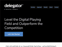 Tablet Screenshot of delegator.com